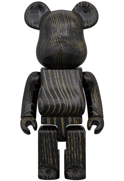 400% Bearbrick Karimoku Floating Black Gold