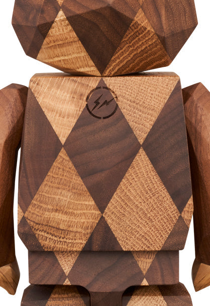 400% Bearbrick Karimoku Fragment Design Polygon Lattice Pattern