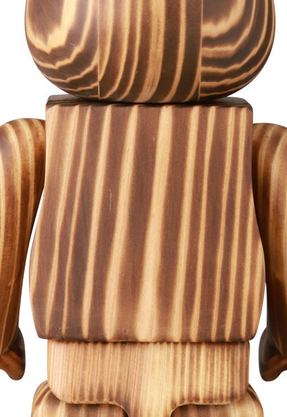 400% Bearbrick Karimoku Burn Wood