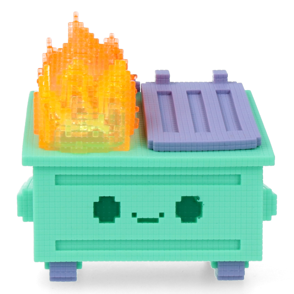 8-Bit Dumpster Fire Vinyl Figure