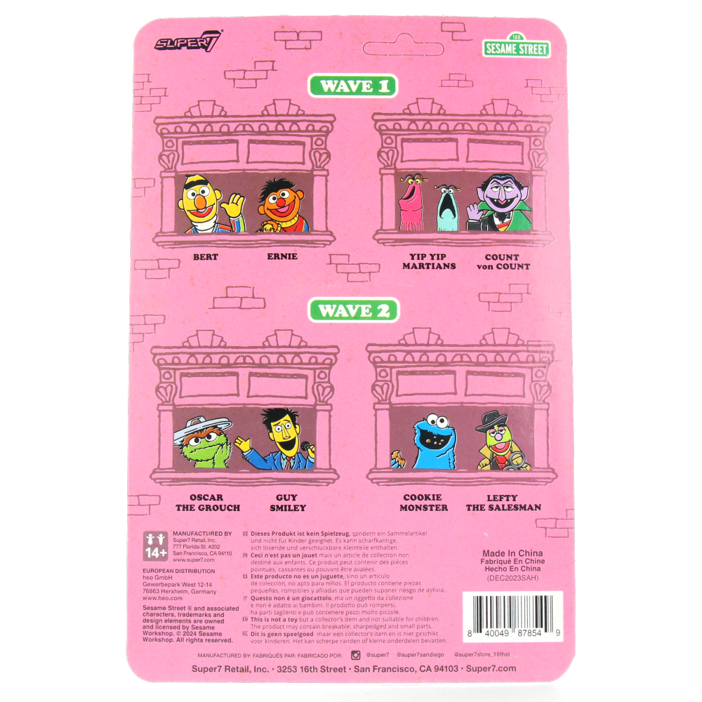 Sesame Street ReAction Figures Wave 2 - Cookie Monster
