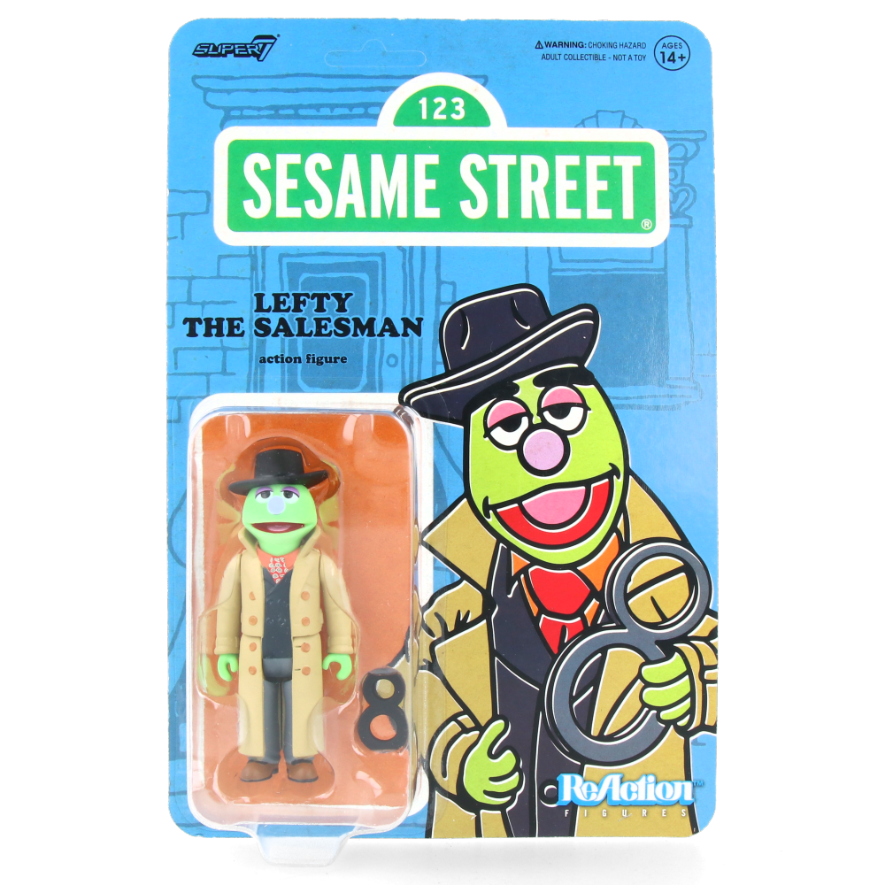Sesame Street ReAction Figures Wave 2 - Lefty the Salesman