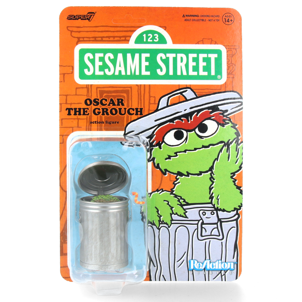 Sesame Street ReAction Figures Wave 2 - Oscar the Grouch