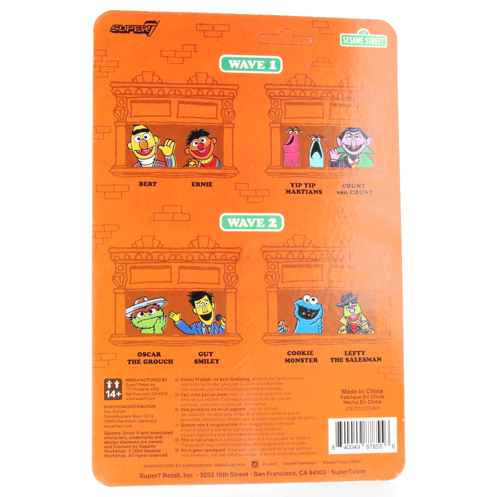 Sesame Street ReAction Figures Wave 2 - Oscar the Grouch