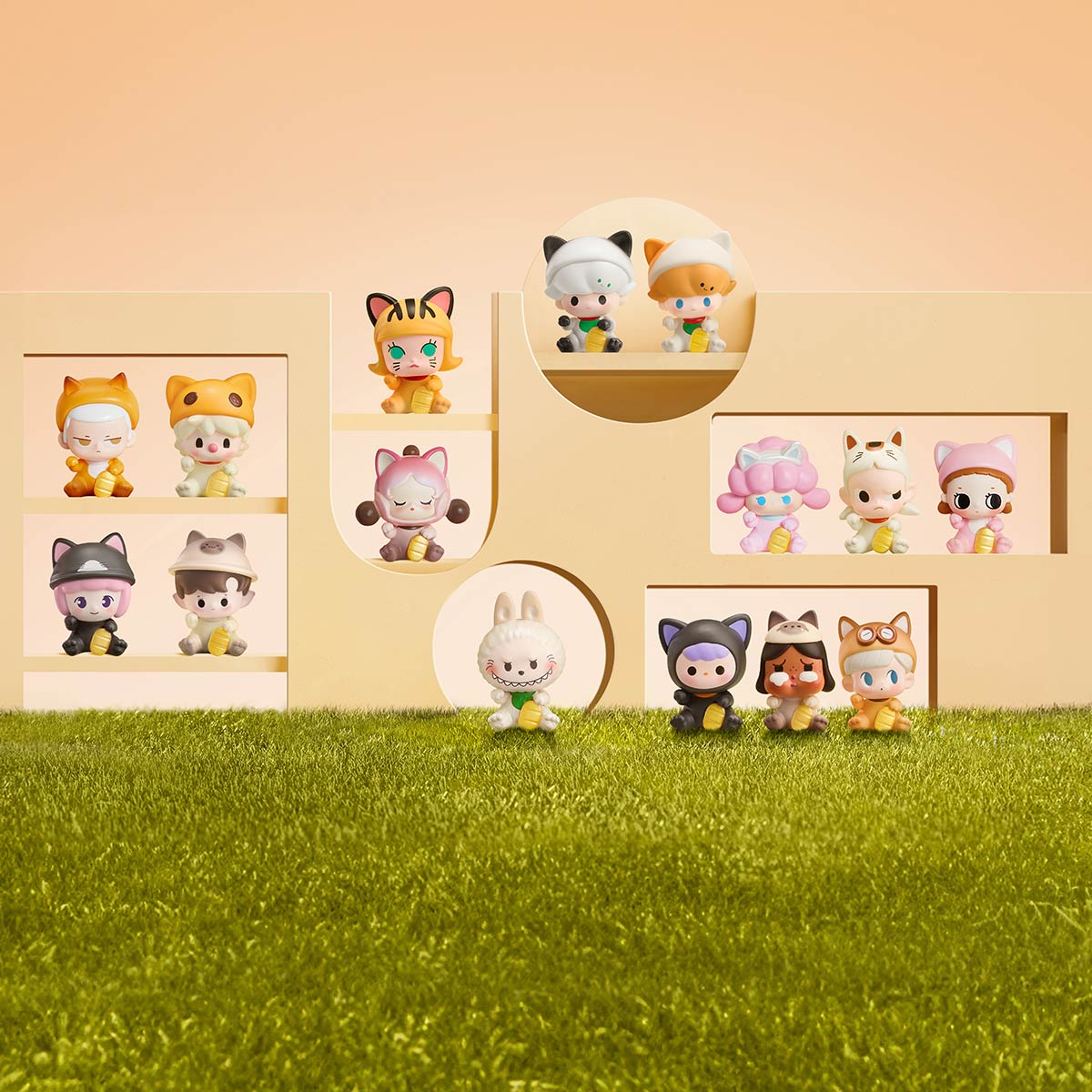 Pop Bean Lucky Cat Series