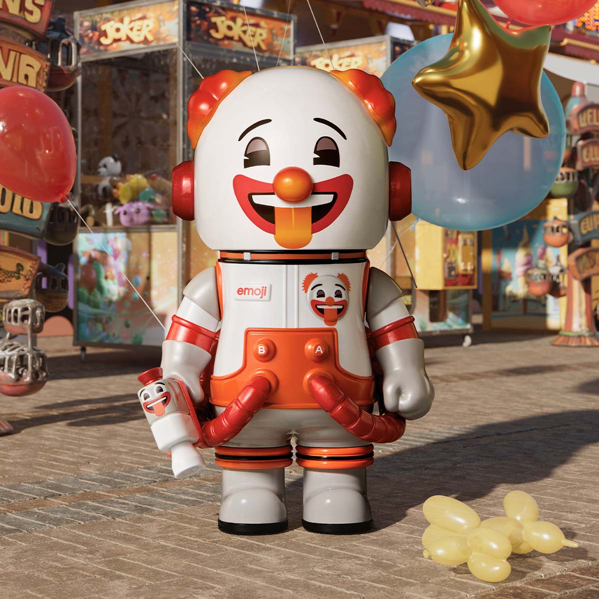 Mega Space Molly 100% x Emoji Series