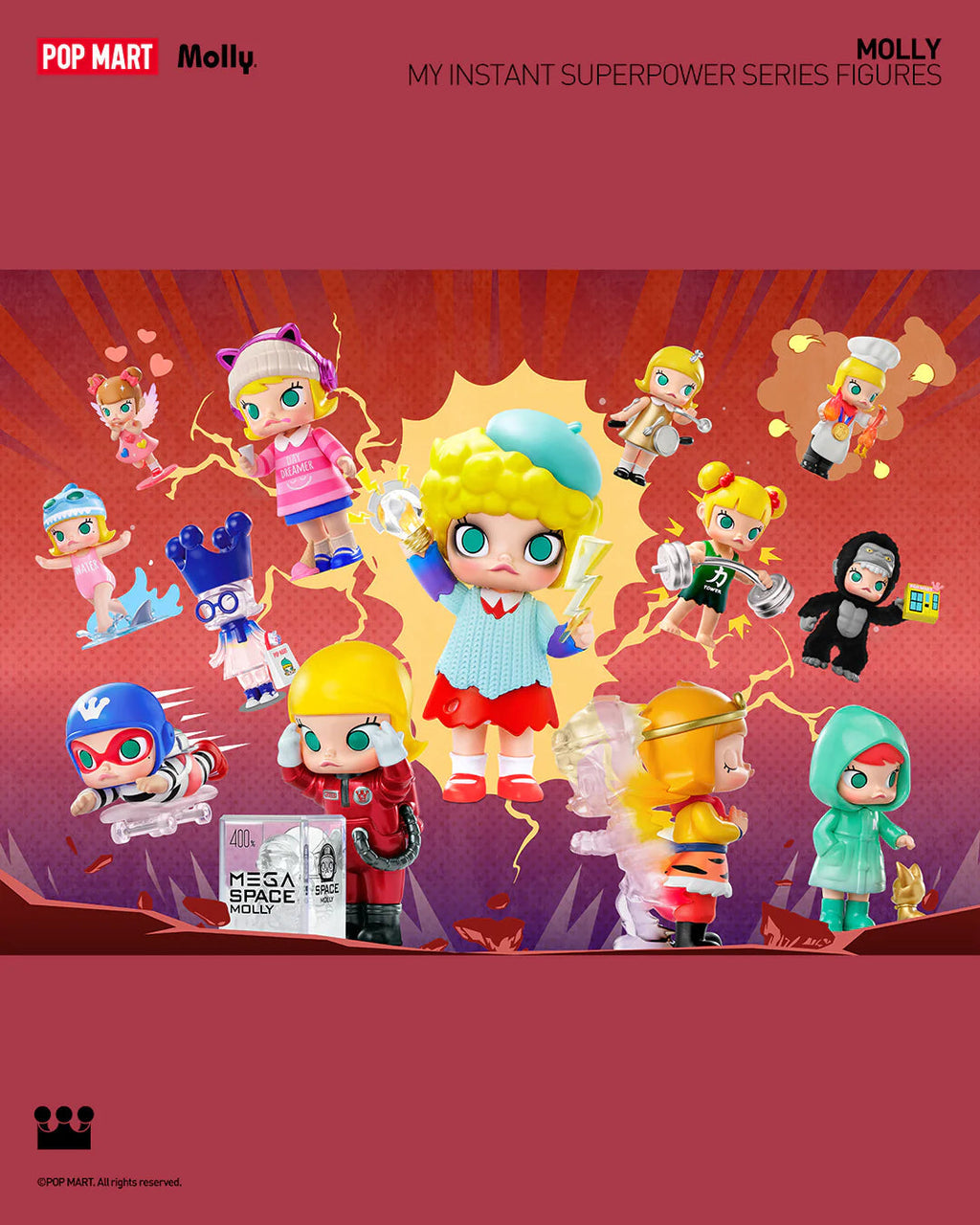 MOLLY My instant Superpower Series Figures
