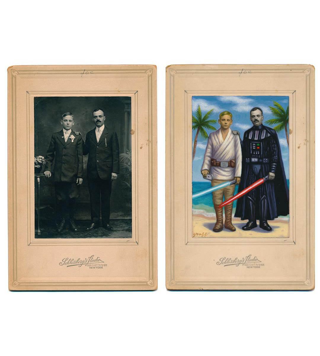 Transformations - The Cabinet Card Paintings of Alex Gross 2012-2019