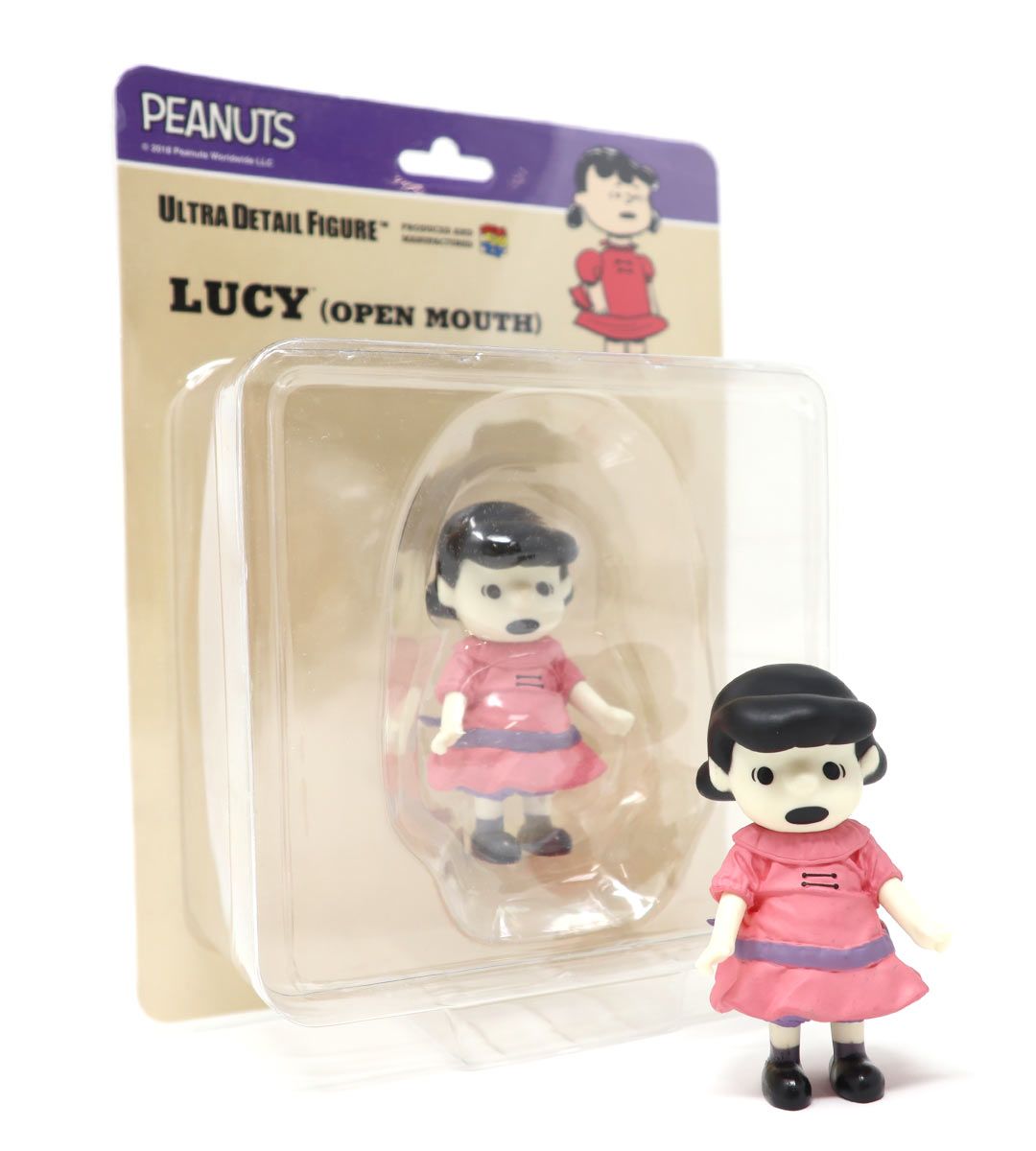 Figurine UDF Peanuts - Lucy (bouche ouverte) Vintage Vers.