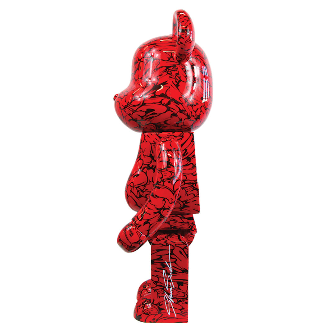 1000% Bearbrick Shun Sudo - Mr Scarlet