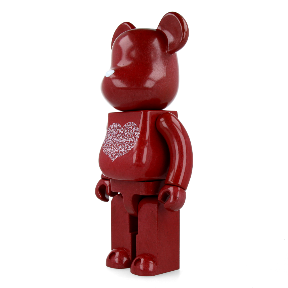 400% Bearbrick Alexander Girard - International Love Heart