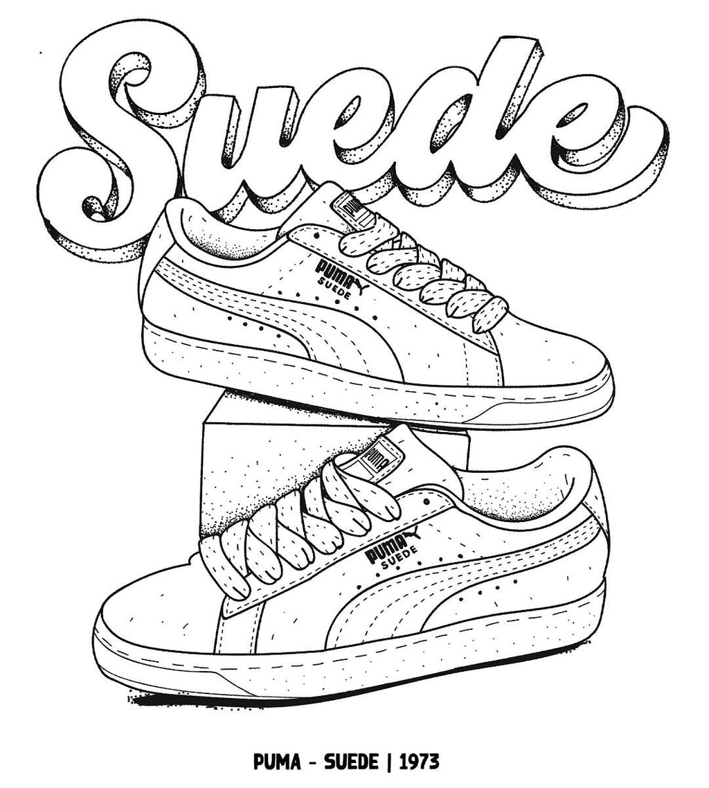 Sneaker Coloring Book