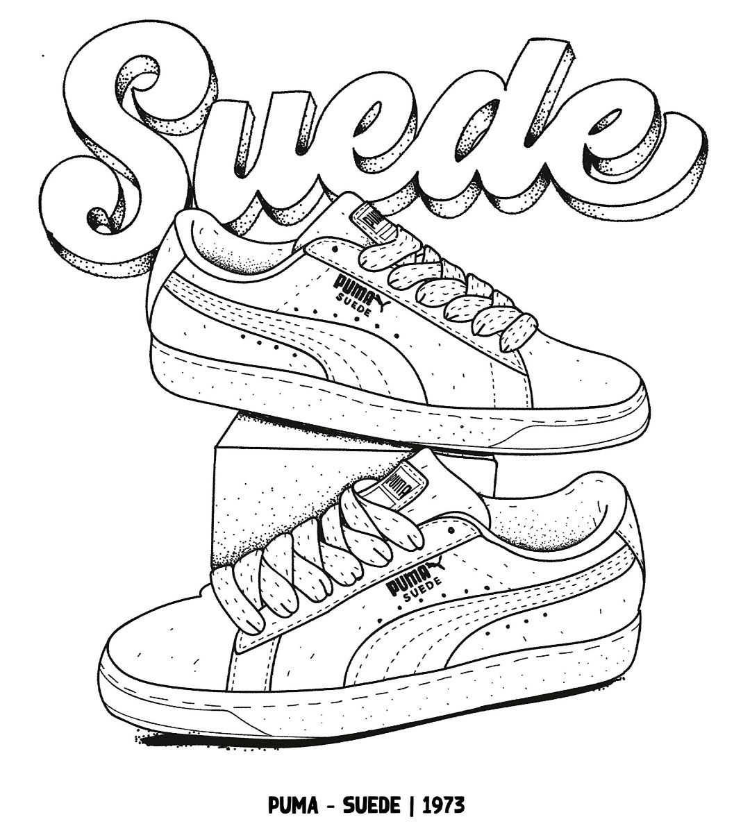 Sneaker Coloring Book