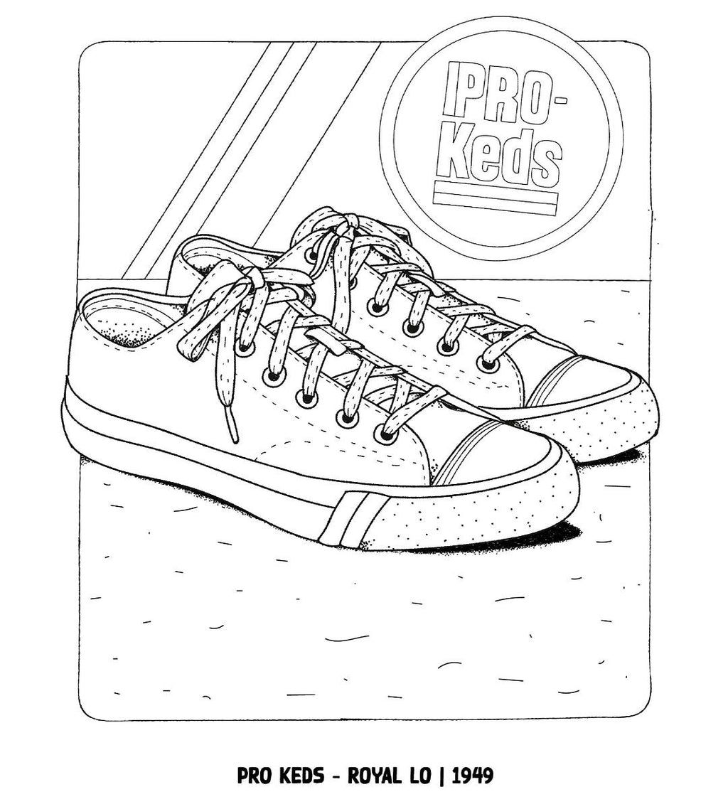 Sneaker Coloring Book