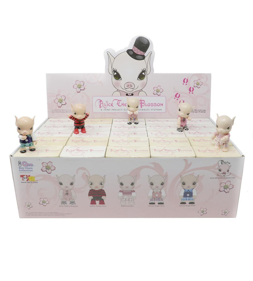 Qee 2.5" Keychain collection Alice Cherry Blossom - Charles Stephan