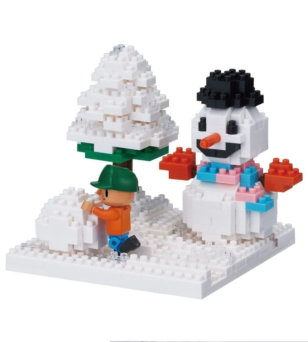 Nanoblock - Jouer dans la neige - Stories collection with nanobbit - NBH 165