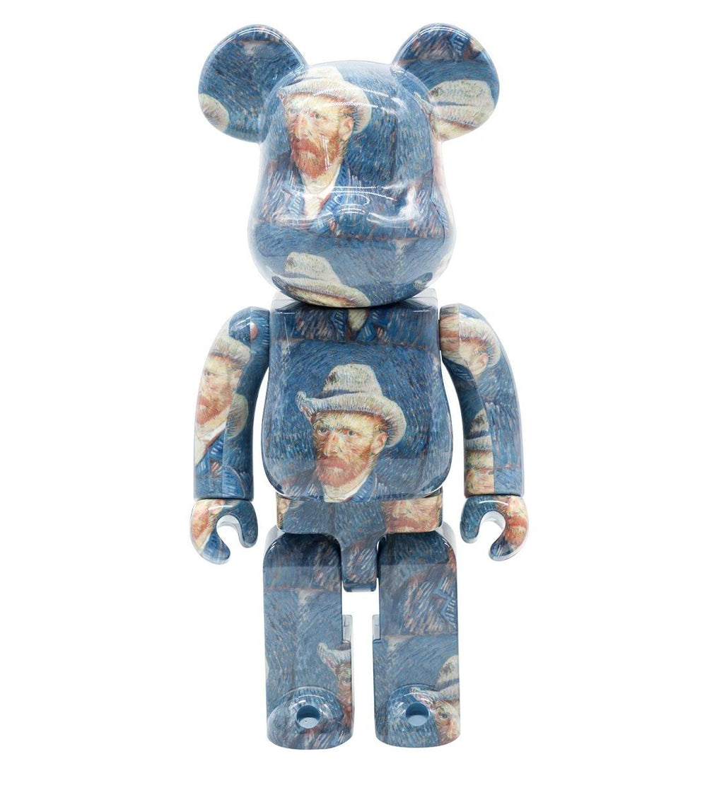 1000% Bearbrick VanGogh Museum Self Portrait