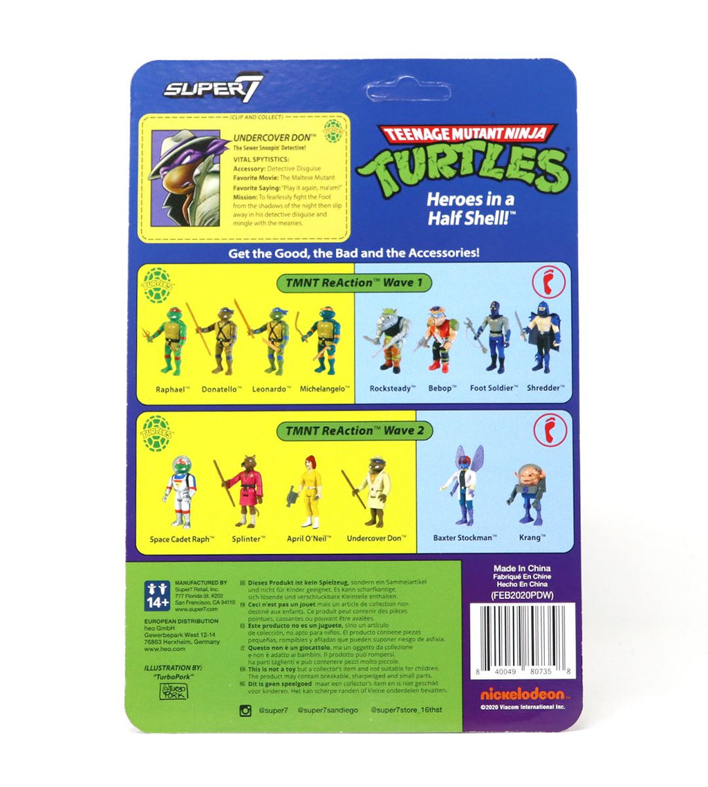 Undercover Don (Tortues Ninja - TMNT) - ReAction figure