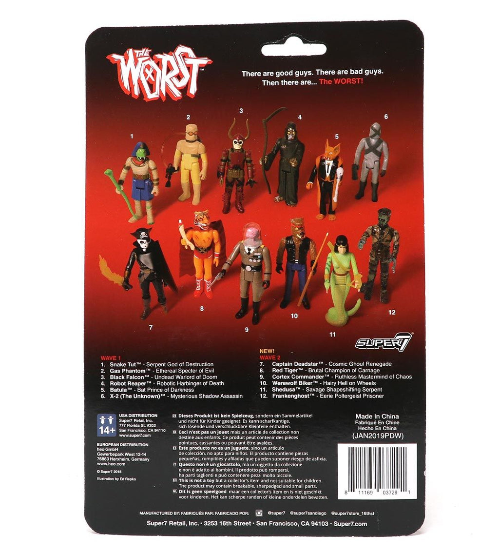 X-2 (the unknown) - The Worst - ReAction figures