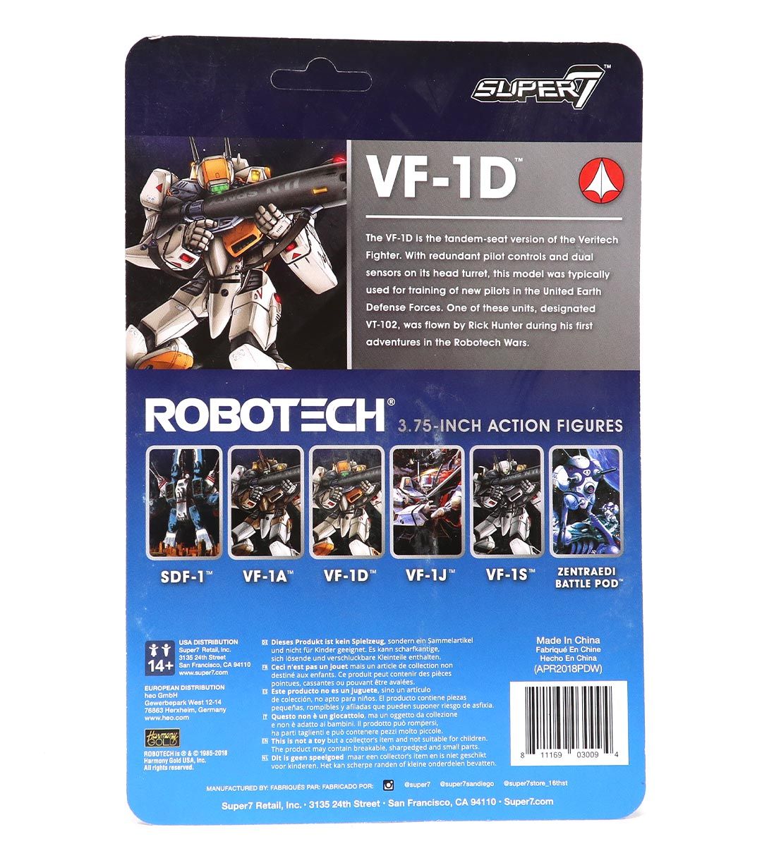 VF-1D - Robotech - ReAction figure