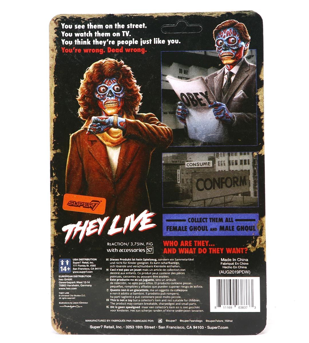 Female Ghoul - They Live - ReAction figures