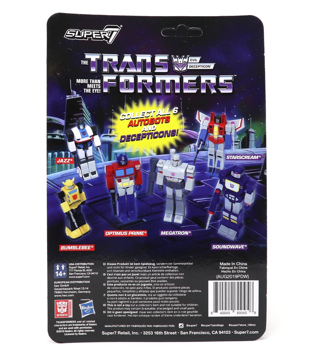 Jazz - Transformers wave 1 - ReAction figures