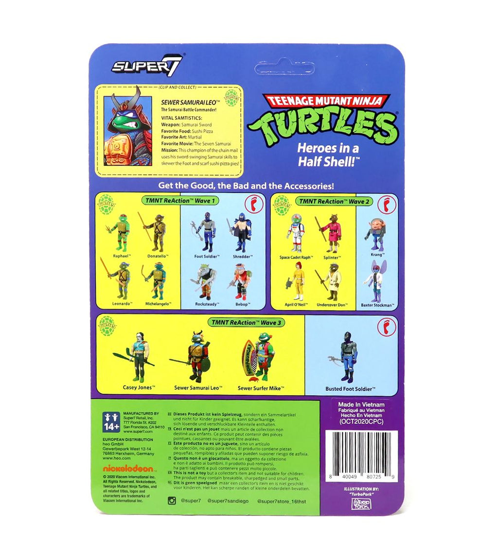Sewer Samurai Leo (Tortues Ninja - TMNT) - ReAction figures