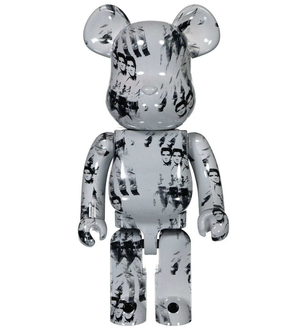 1000% Bearbrick Andy Warhol Elvis Presley