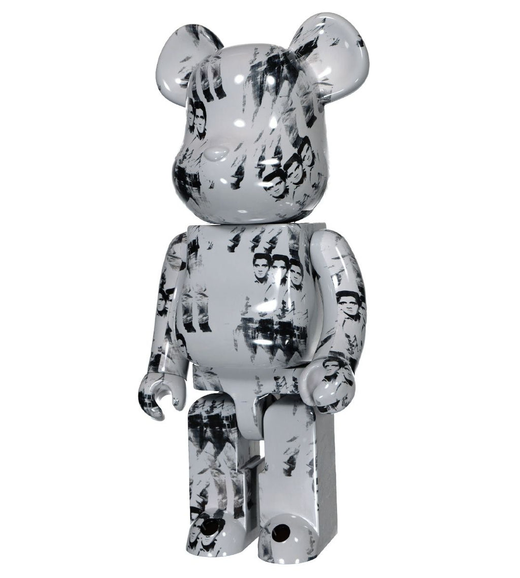 1000% Bearbrick Andy Warhol Elvis Presley