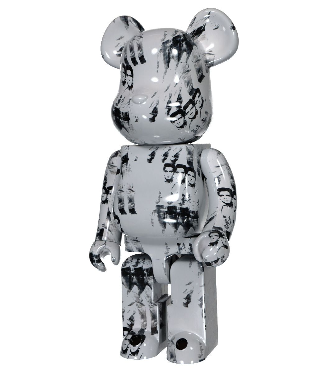 1000% Bearbrick Andy Warhol Elvis Presley