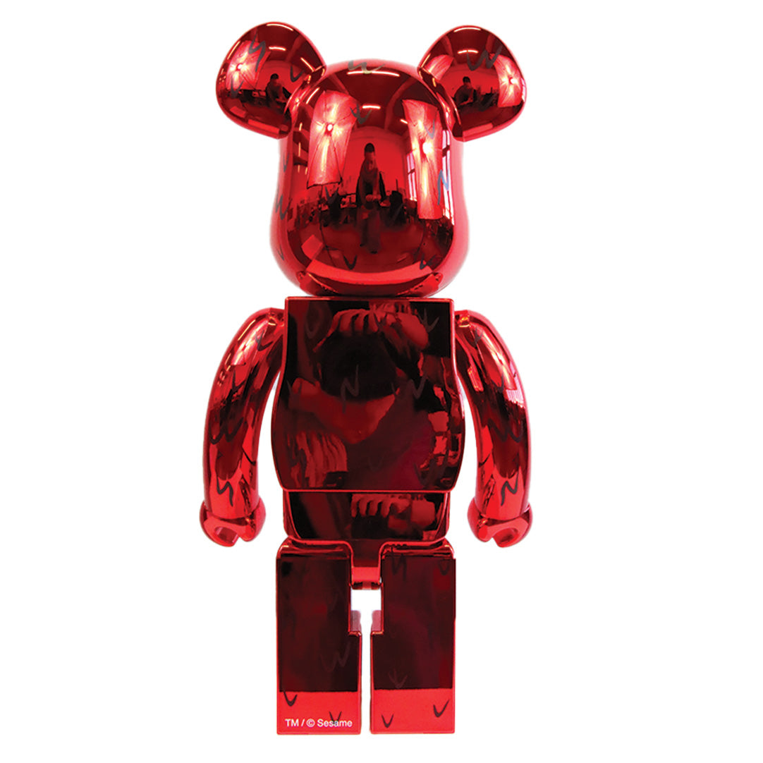 1000% Bearbrick Elmo Chrome Ver.