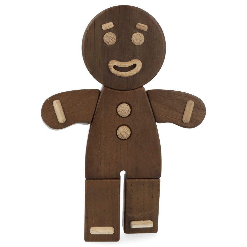 Gingerbread Man Smoked Stained Oak - Small
