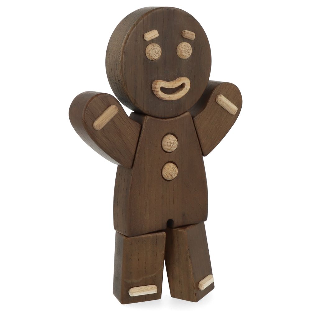 Gingerbread Man Smoked Stained Oak - Small