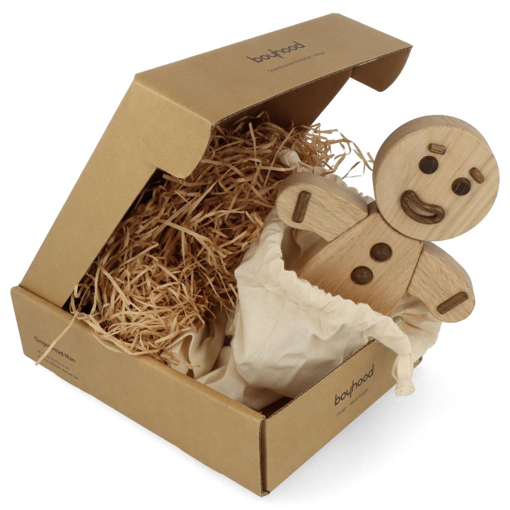 Gingerbread Man Natural Oak - Small