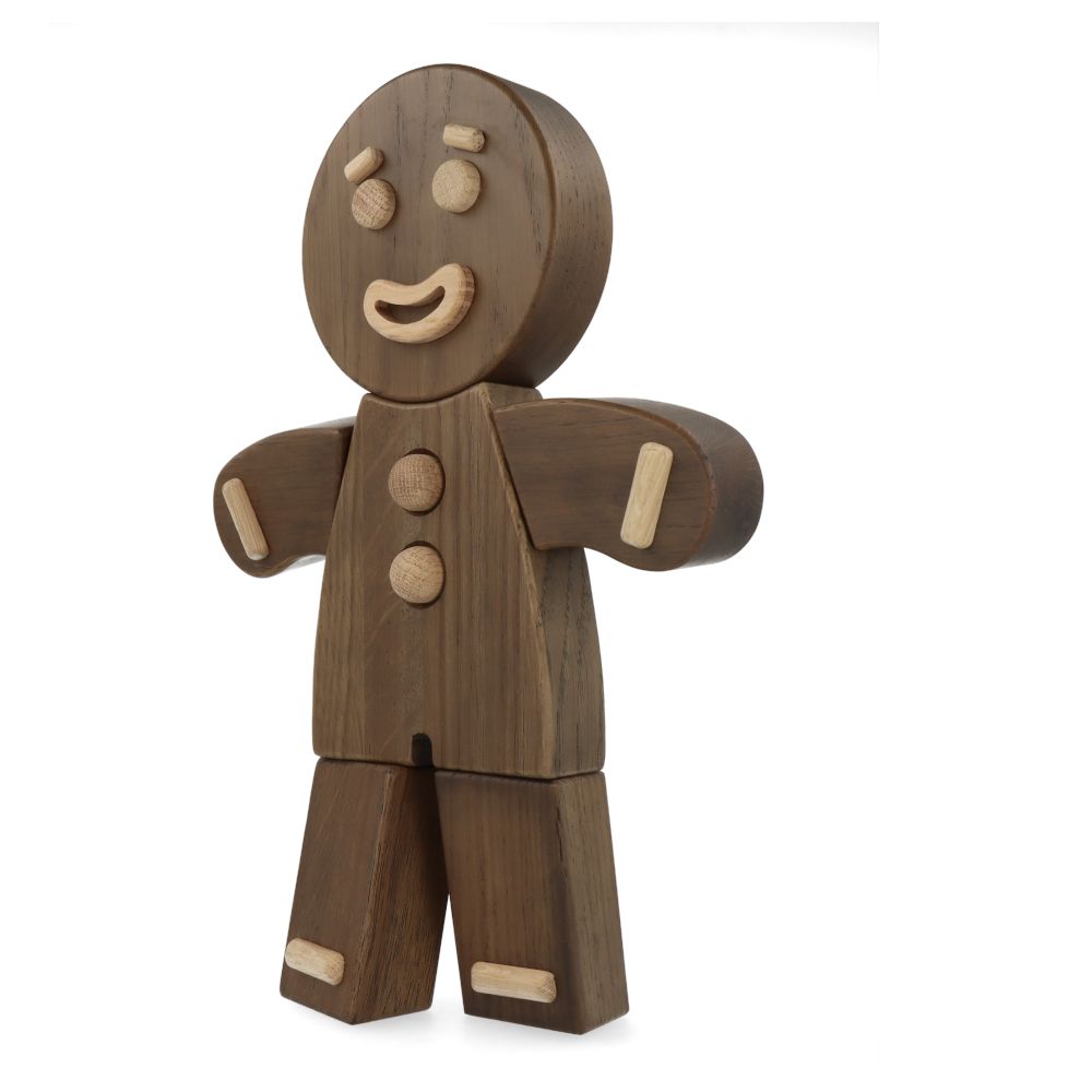 Gingerbread Man Smoke Stained Oak - Large