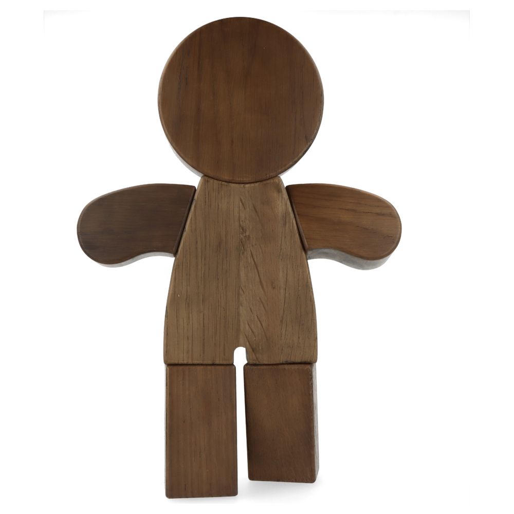 Gingerbread Man Smoke Stained Oak - Large