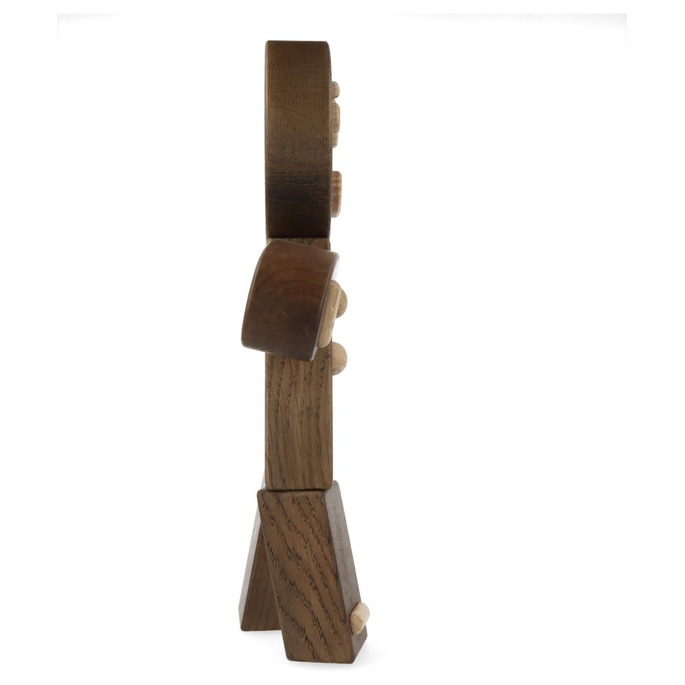 Gingerbread Man Smoke Stained Oak - Large
