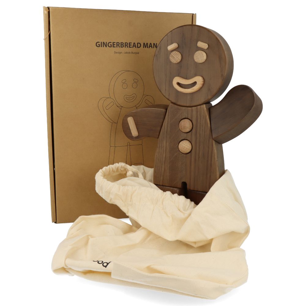 Gingerbread Man Smoke Stained Oak - Large