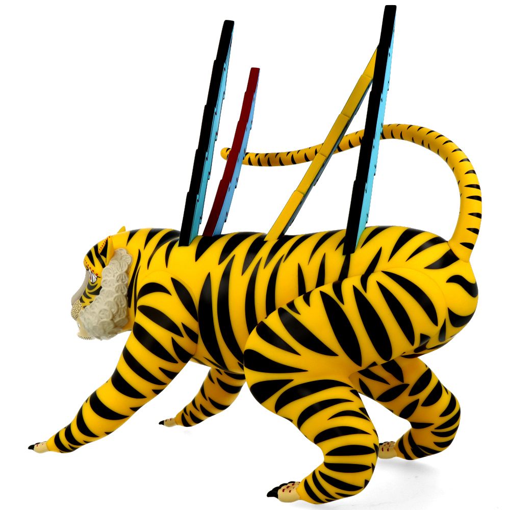 Tiger Bolts by Matt Leines - RVCA x Artoyz Originals