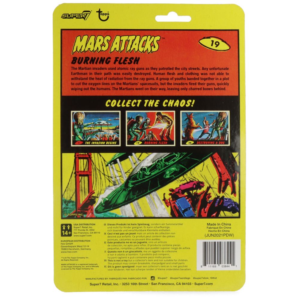 Burning flesh - Mars Attacks - ReAction figures