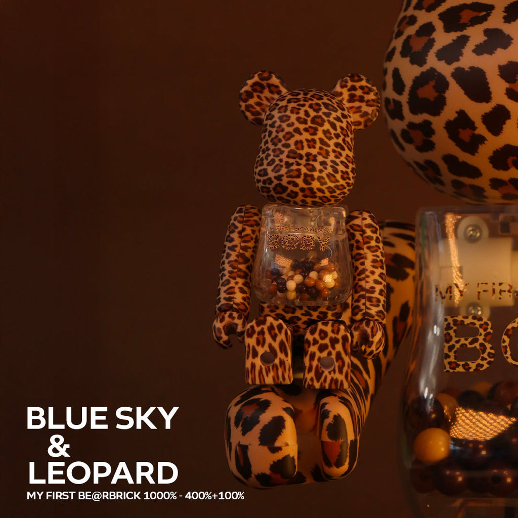 400% + 100% Bearbrick My First Baby Leopard