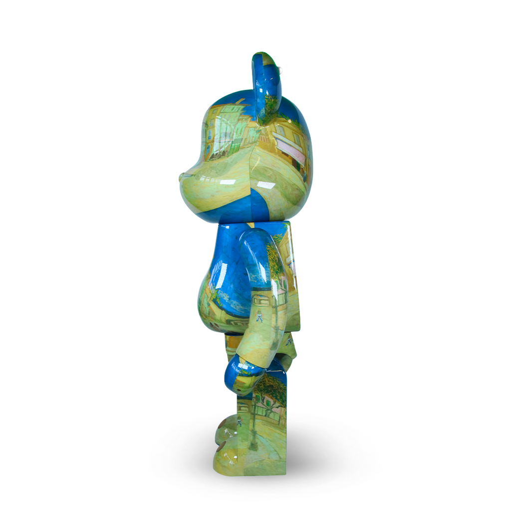 1000% Bearbrick Van Gogh - The Yellow House (The Street)