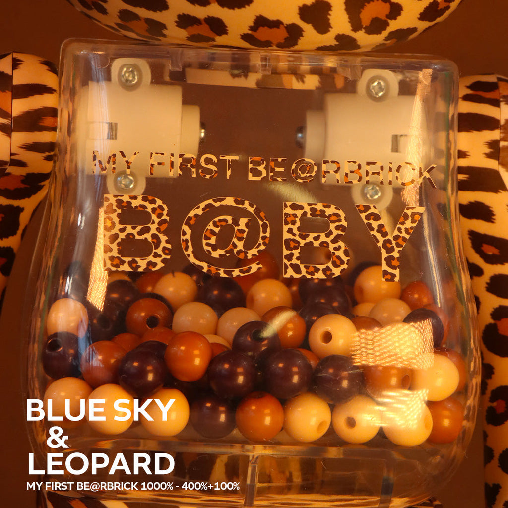 400% + 100% Bearbrick My First Baby Leopard