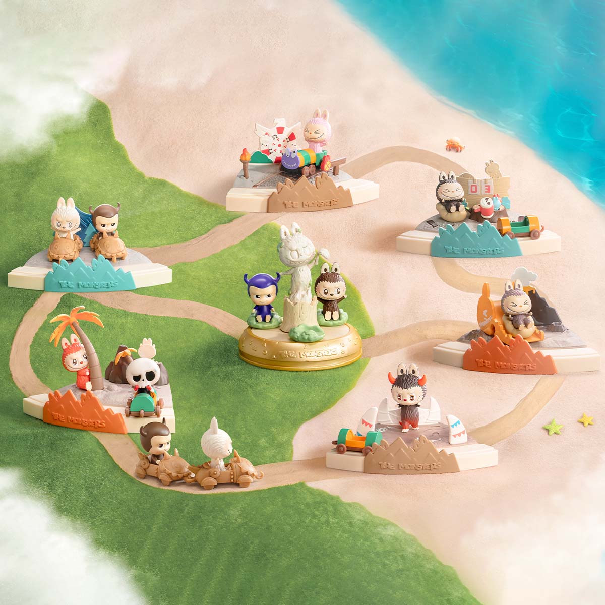 Labubu - The Monsters playing Games Series Scene Sets