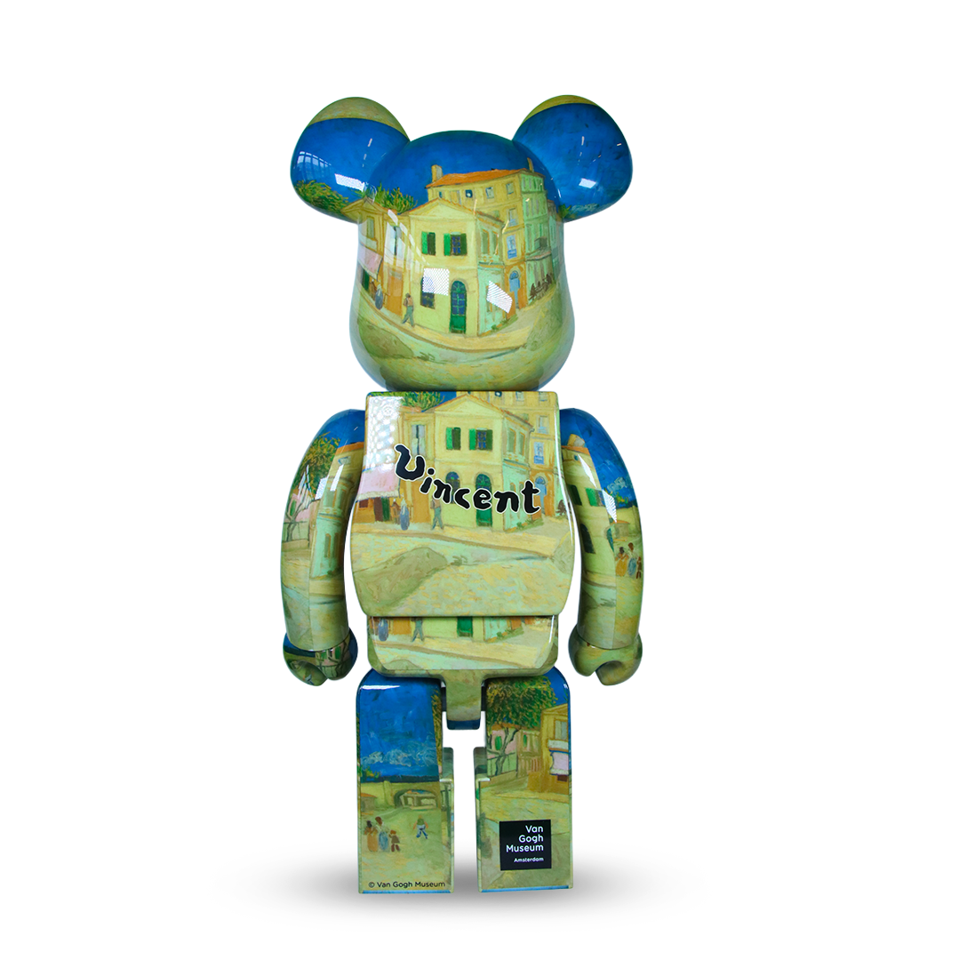 1000% Bearbrick Van Gogh - The Yellow House (The Street)