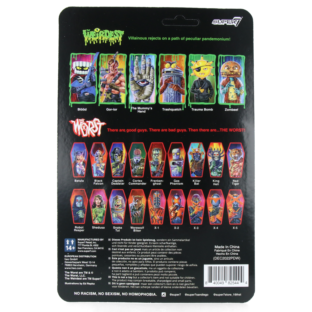 The Weirdest ReAction Figures  Wave 1 - Blööd