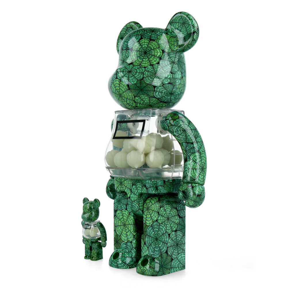 400% + 100% Bearbrick Euphorbia Obesa