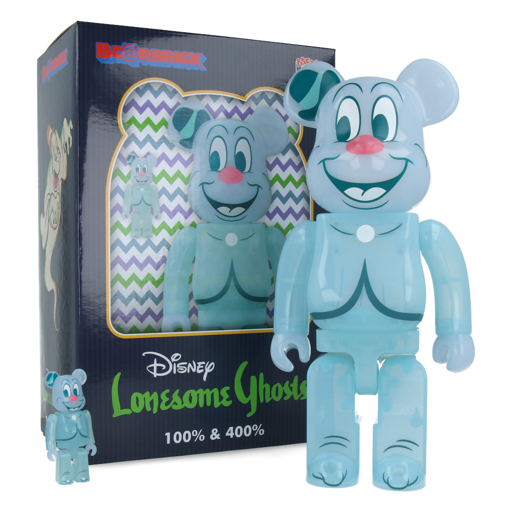 400% + 100% Bearbrick Lonesome Ghosts (Disney)