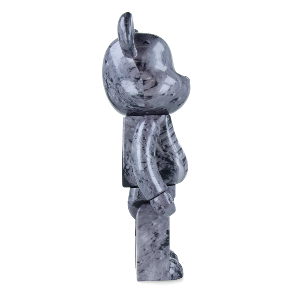 400% + 100% Bearbrick Moon Footprints