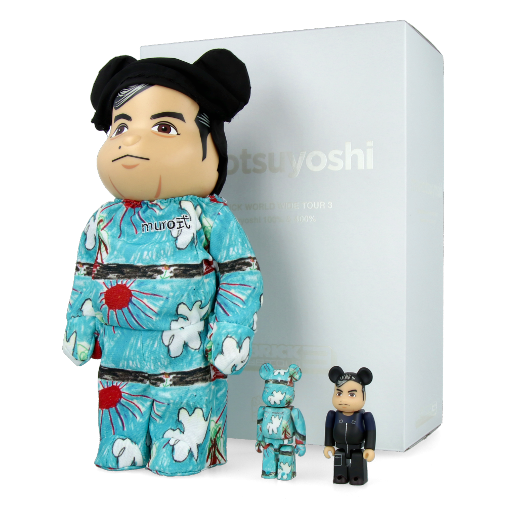 400% + 100% Bearbrick Murotsuyoshi (3 pcs)